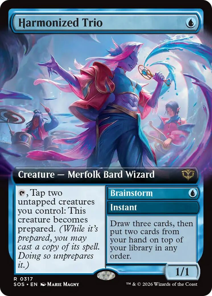 Image for Harmonized Trio (Extended Art) (317) (Secrets of Strixhaven) - Magic: The Gathering
