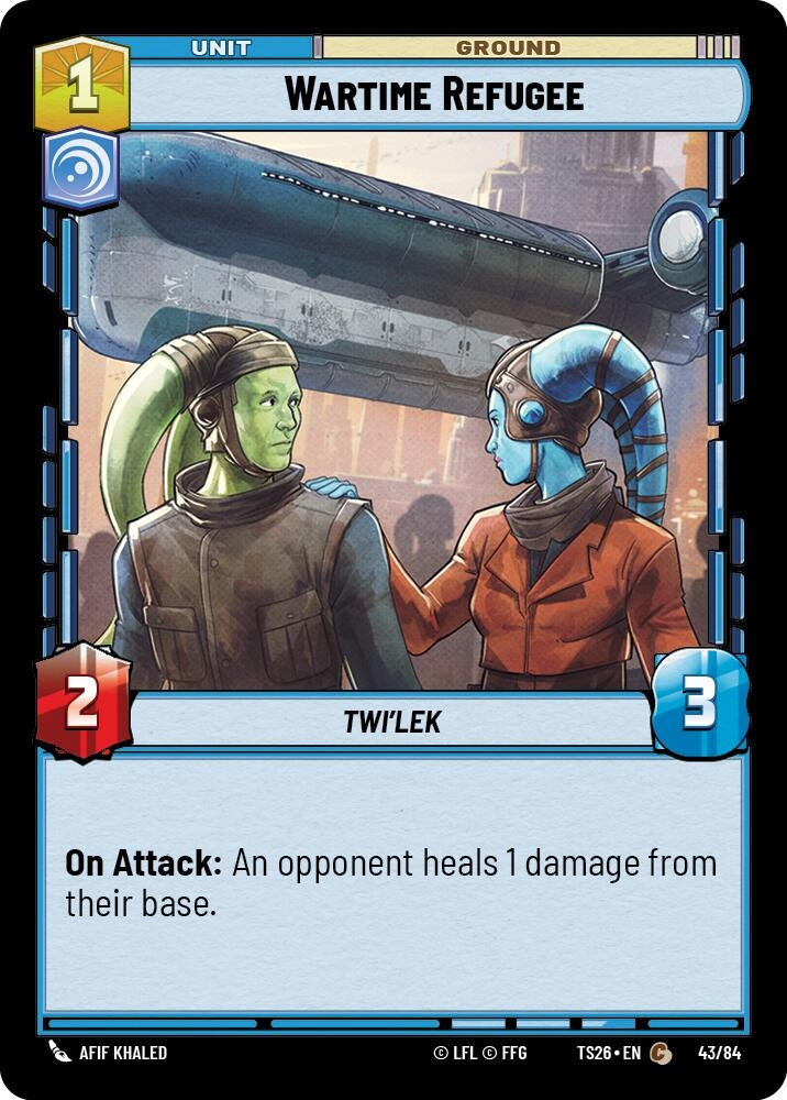 Image for Wartime Refugee (43/84) (Twin Suns) - Star Wars: Unlimited
