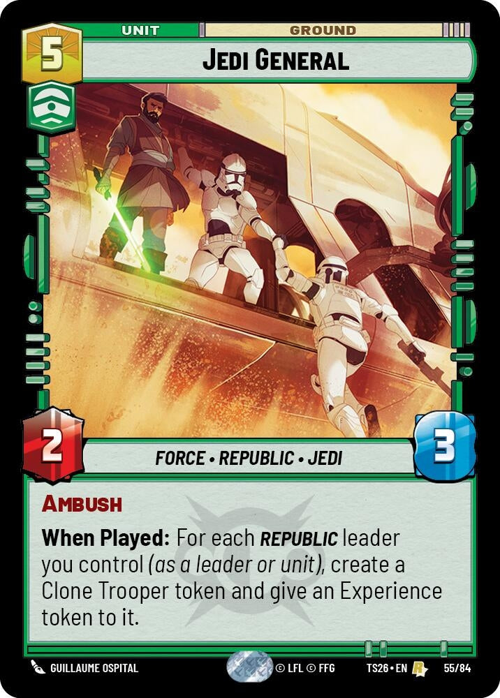 Image for Jedi General (55/84) (Twin Suns) - Star Wars: Unlimited