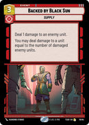 Image for Backed by Black Sun (70/84) (Twin Suns) - Star Wars: Unlimited