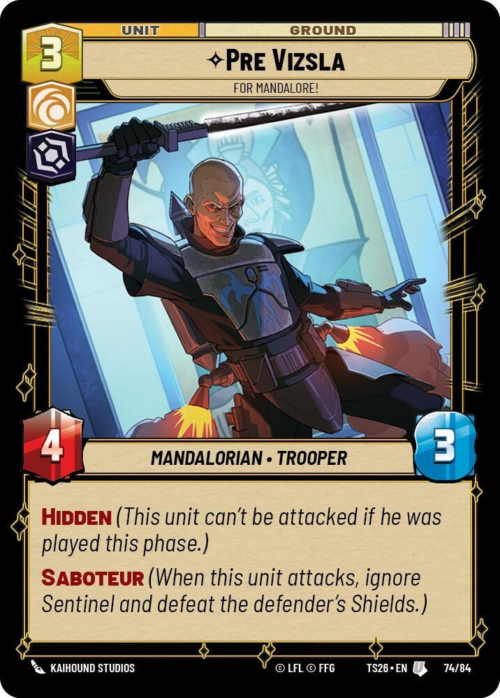 Image for Pre Vizsla - For Mandalore! (74/84) (Twin Suns) - Star Wars: Unlimited