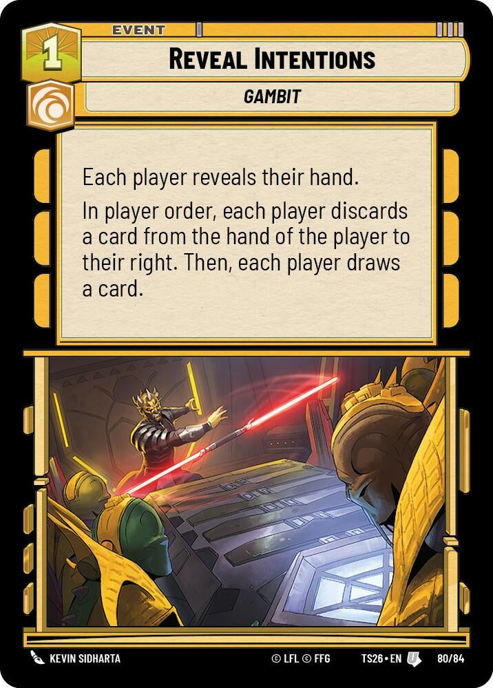 Image for Reveal Intentions (80/84) (Twin Suns) - Star Wars: Unlimited
