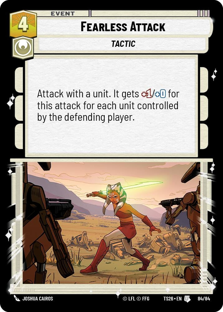 Image for Fearless Attack (84/84) (Twin Suns) - Star Wars: Unlimited