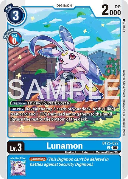 Image for Lunamon (BT25-022 U) (Dual Revolution) - Digimon Card Game