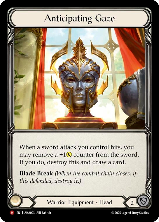 Image for Anticipating Gaze (AHA003) (Armory Deck Origins: Hala) - Flesh and Blood TCG