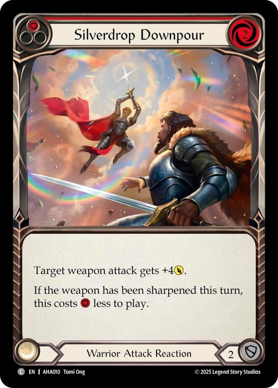 Image for Silverdrop Downpour (Red) (AHA010) (Armory Deck Origins: Hala) - Flesh and Blood TCG
