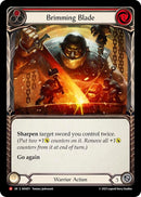 Image for Brimming Blade (Red) (AHA011) (Armory Deck Origins: Hala) - Flesh and Blood TCG