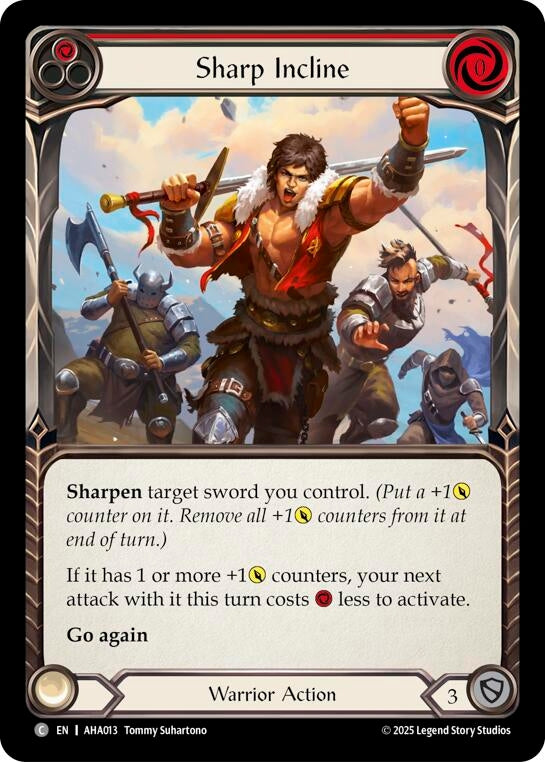 Image for Sharp Incline (Red) (AHA013) (Armory Deck Origins: Hala) - Flesh and Blood TCG