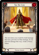 Image for Toe The Line (Red) (AHA015) (Armory Deck Origins: Hala) - Flesh and Blood TCG