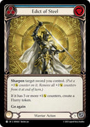 Image for Edict Of Steel (Blue) (AHA022) (Armory Deck Origins: Hala) - Flesh and Blood TCG