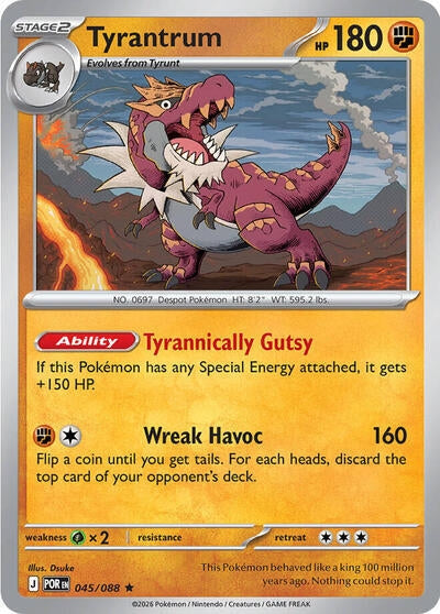 Image for Tyrantrum - 047/088 (Non-Holo) (045/088) (Deck Exclusives) - Pokemon