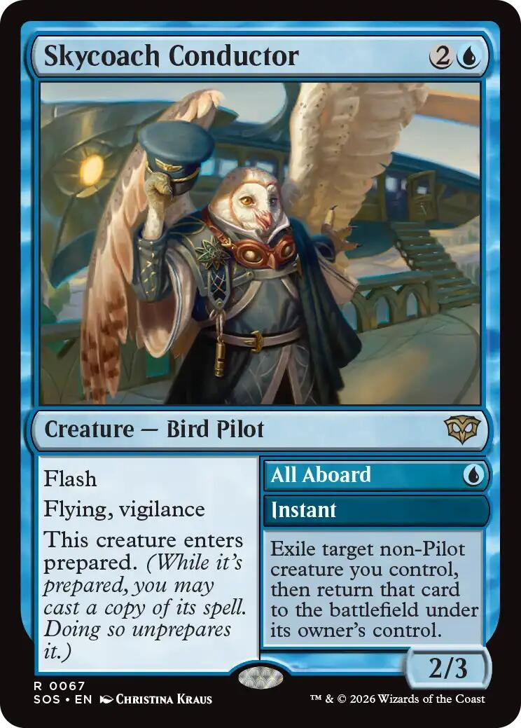 Image for Skycoach Conductor (67) (Secrets of Strixhaven) - Magic: The Gathering