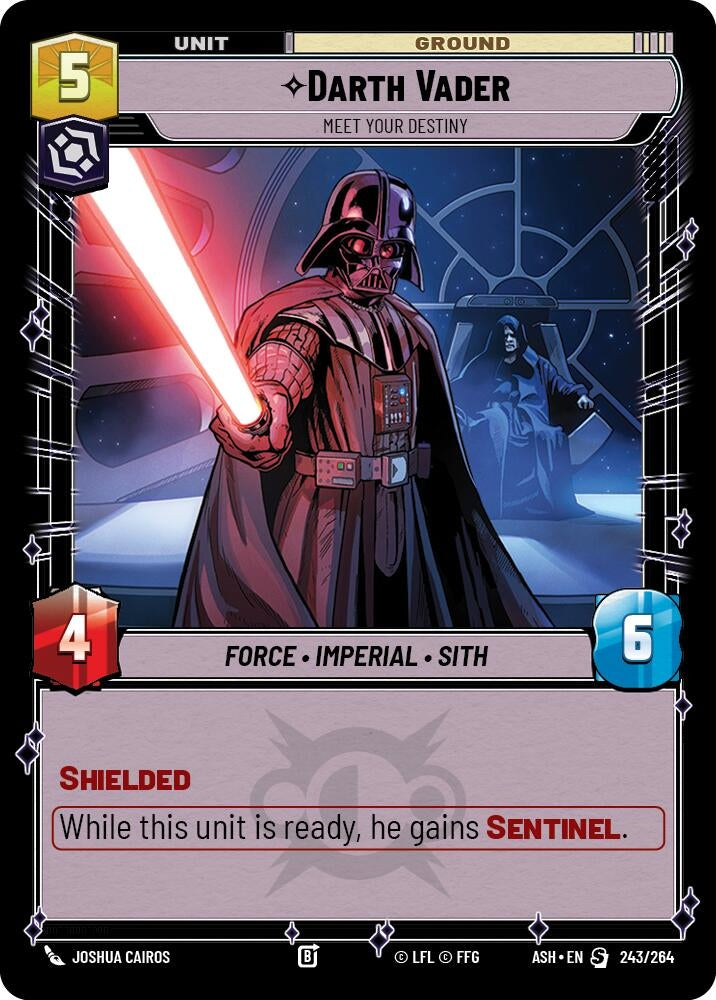 Image for Darth Vader - Meet Your Destiny (243/264) (Ashes of the Empire) - Star Wars: Unlimited