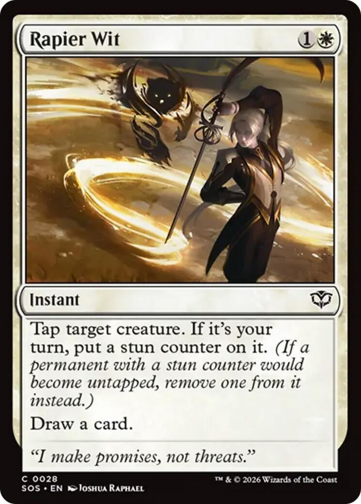 Image for Rapier Wit (28) (Secrets of Strixhaven) - Magic: The Gathering