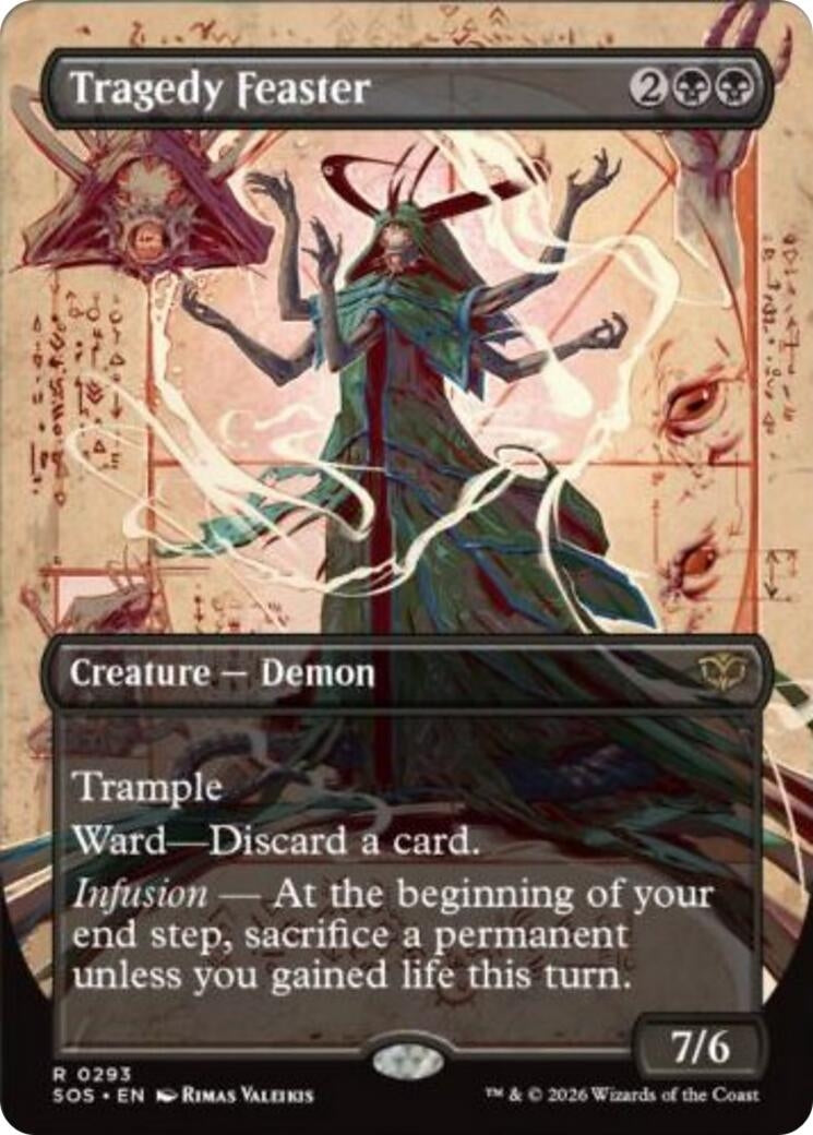 Image for Tragedy Feaster (Borderless) (293) (Secrets of Strixhaven) - Magic: The Gathering