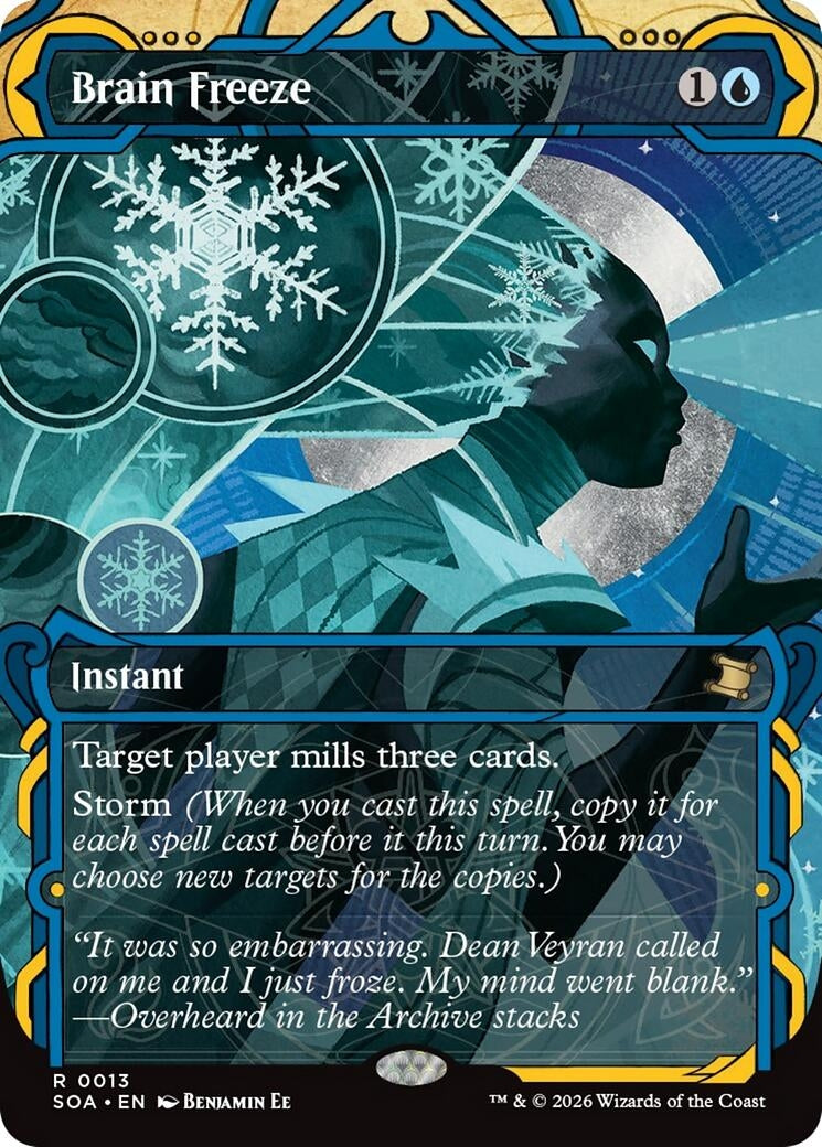 Image for Brain Freeze (Secrets of Strixhaven: Mystical Archive) - Magic: The Gathering