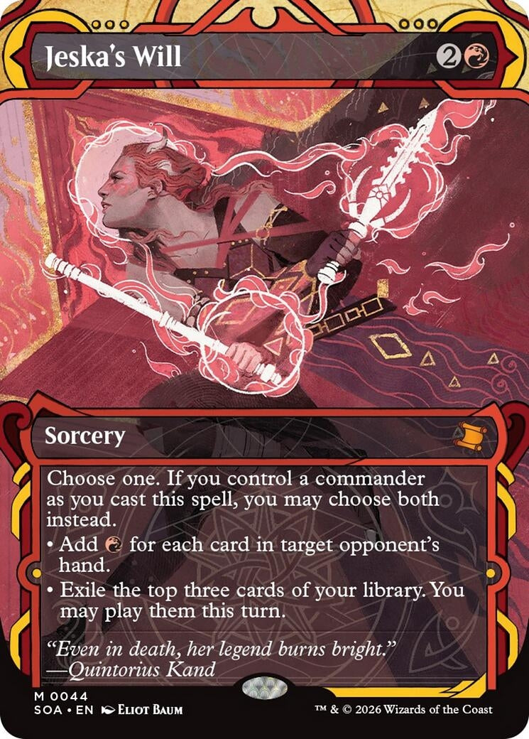 Image for Jeska's Will (Secrets of Strixhaven: Mystical Archive) - Magic: The Gathering