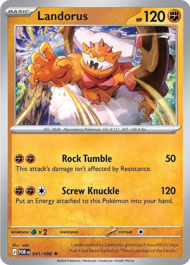 Image for Landorus - 041/088 (Non-Holo) (041/088) (Deck Exclusives) - Pokemon
