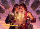 Image for Joined Researchers Art Card (Gold-Stamped Signature) (5) (Art Series: Secrets of Strixhaven) - Magic: The Gathering