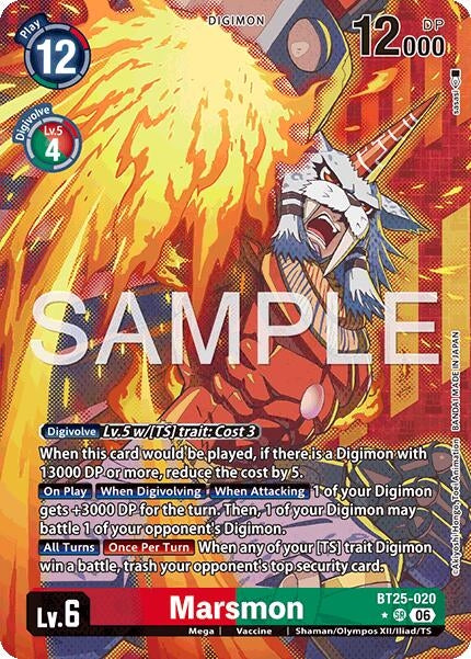 Image for Marsmon (Alternate Art) (BT25-020 SR) (Dual Revolution) - Digimon Card Game