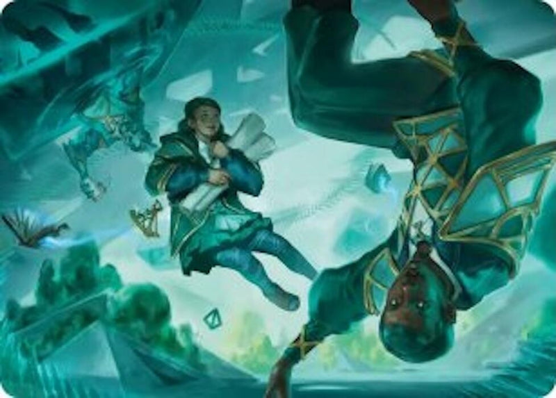 Image for Divergent Equation Art Card (7) (Art Series: Secrets of Strixhaven) - Magic: The Gathering