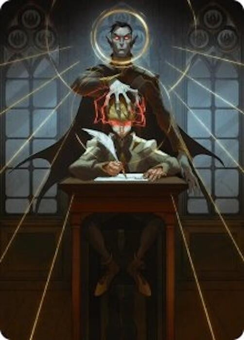 Image for Vampiric Tutor Art Card (45) (Art Series: Secrets of Strixhaven) - Magic: The Gathering