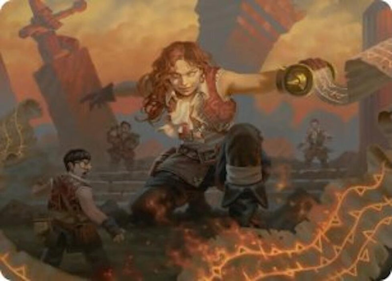 Image for Zealous Lorecaster Art Card (14) (Art Series: Secrets of Strixhaven) - Magic: The Gathering