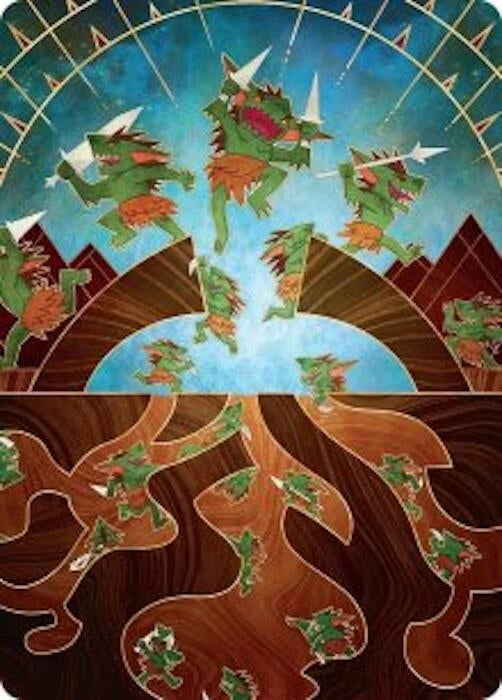 Image for Empty the Warrens Art Card (46) (Art Series: Secrets of Strixhaven) - Magic: The Gathering