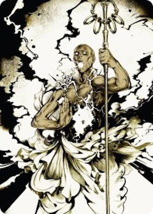Image for Burst Lightning Art Card (51) (Art Series: Secrets of Strixhaven) - Magic: The Gathering