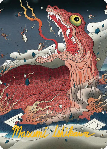 Subterranean Tremors Art Card (Gold-Stamped Signature) (53) (Secrets of Strixhaven)