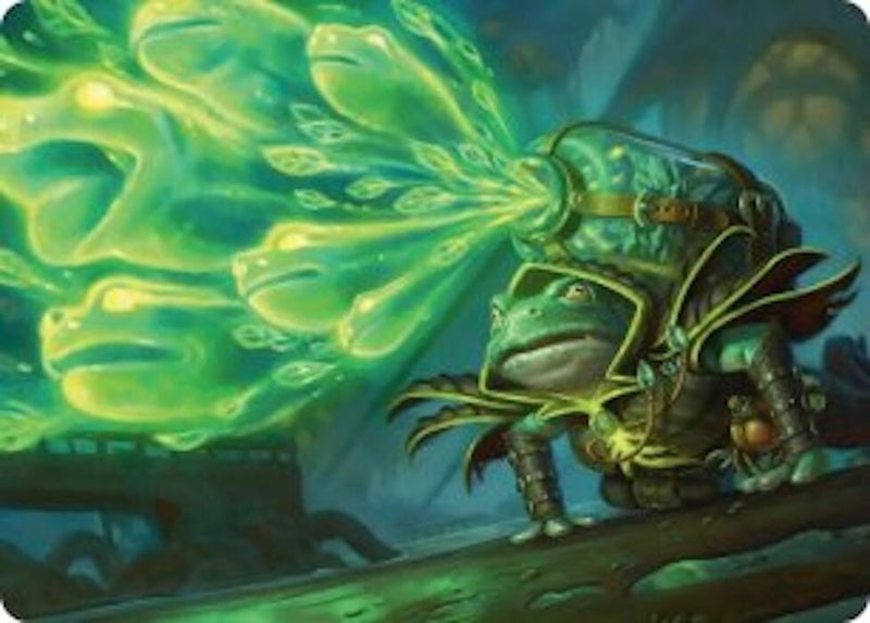 Image for Burrog Barrage Art Card (15) (Art Series: Secrets of Strixhaven) - Magic: The Gathering