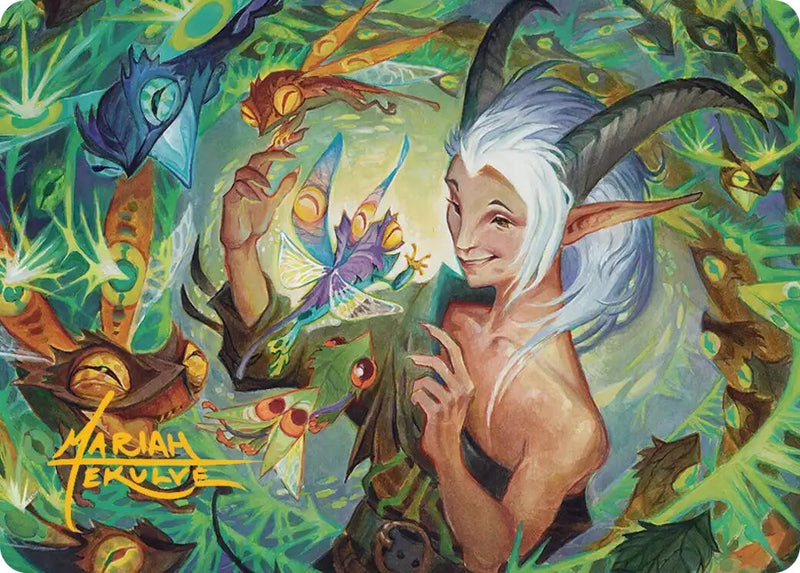 Image for Lumaret's Favor Art Card (Gold-Stamped Signature) (16) (Art Series: Secrets of Strixhaven) - Magic: The Gathering