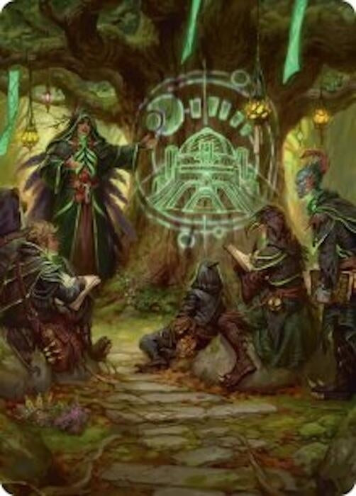 Image for Sylvan Library Art Card (42) (Art Series: Secrets of Strixhaven) - Magic: The Gathering