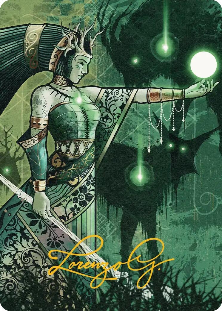 Image for Shamanic Revelation Art Card (Gold-Stamped Signature) (47) (Art Series: Secrets of Strixhaven) - Magic: The Gathering