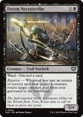 Image for Forum Necroscribe (84) (Secrets of Strixhaven) - Magic: The Gathering