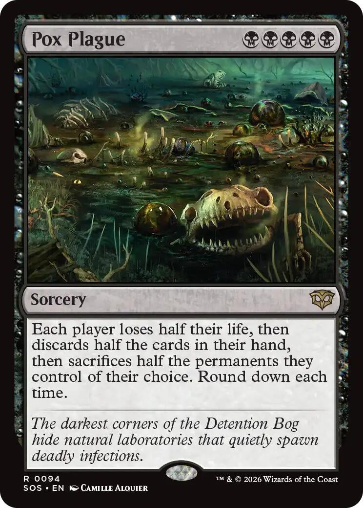 Image for Pox Plague (94) (Secrets of Strixhaven) - Magic: The Gathering