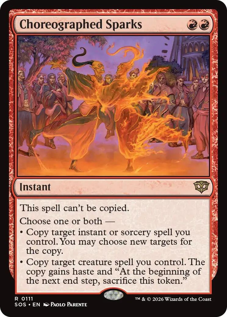 Image for Choreographed Sparks (111) (Secrets of Strixhaven) - Magic: The Gathering