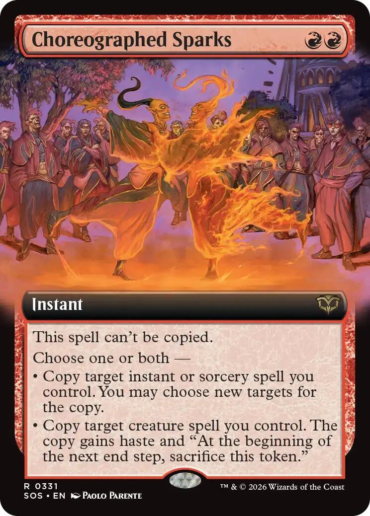 Image for Choreographed Sparks (Extended Art) (331) (Secrets of Strixhaven) - Magic: The Gathering