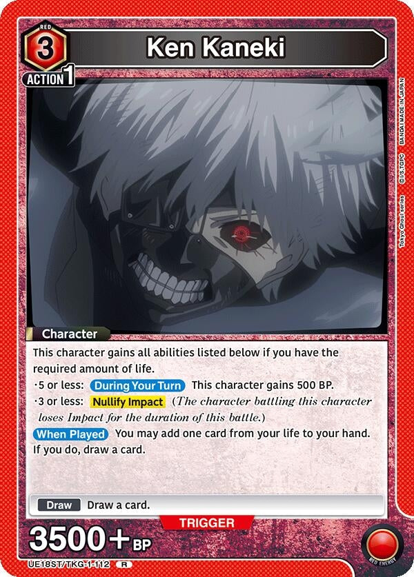 Image for Ken Kaneki (112) (UE18ST/TKG-1-112) (UE18ST: Tokyo Ghoul Starter Deck) - Union Arena