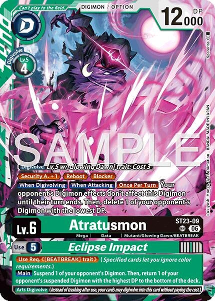 Image for Atratusmon // Eclipse Impact (ST23-09 SR) (Starter Deck 23: Beatbreak) - Digimon Card Game