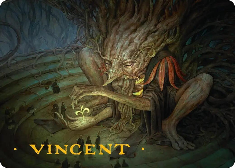 Image for Old-Growth Educator Art Card (Gold-Stamped Signature) (20) (Art Series: Secrets of Strixhaven) - Magic: The Gathering