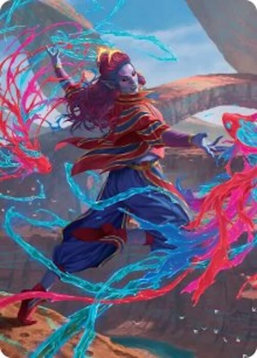 Image for Rootha, Mastering the Moment Art Card (34) (Art Series: Secrets of Strixhaven) - Magic: The Gathering