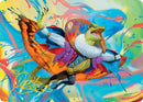 Image for Inspired Skypainter Art Card (Gold-Stamped Signature) (38) (Art Series: Secrets of Strixhaven) - Magic: The Gathering