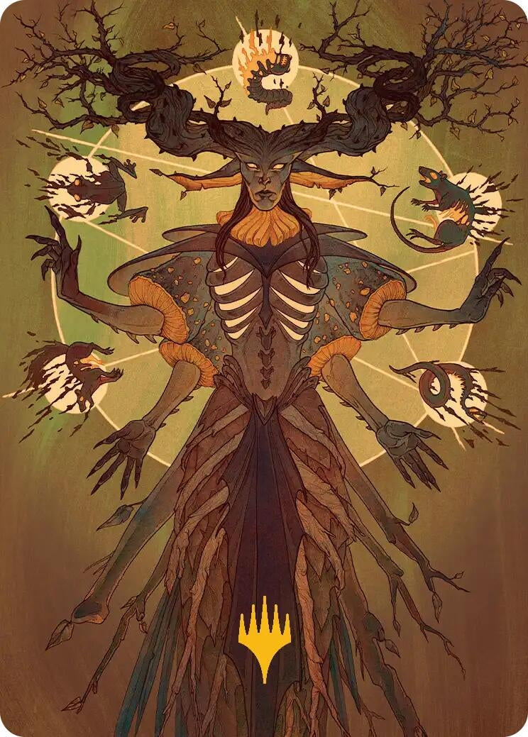 Image for Culling Ritual Art Card (Gold-Stamped Planeswalker Symbol) (48) (Art Series: Secrets of Strixhaven) - Magic: The Gathering