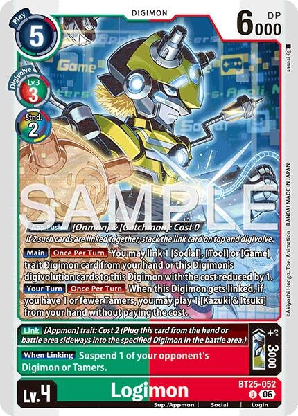 Image for Logimon (BT25-052 U) (Dual Revolution) - Digimon Card Game