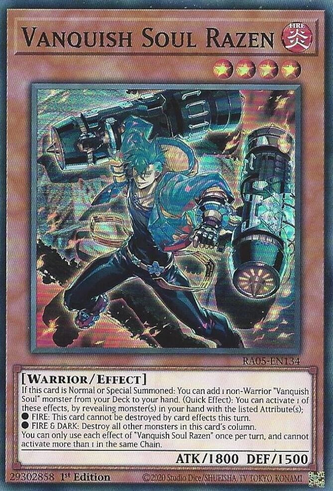 Image for Vanquish Soul Razen (RA05-EN134) (Rarity Collection 5) - YuGiOh