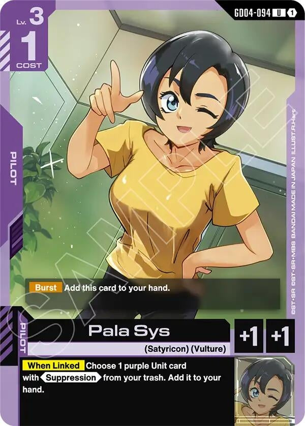 Image for Pala Sys (GD04-094) (Phantom Aria) - Gundam Card Game