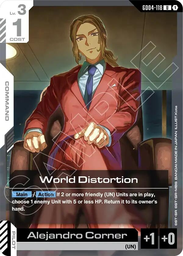 Image for World Distortion (GD04-118) (Phantom Aria) - Gundam Card Game