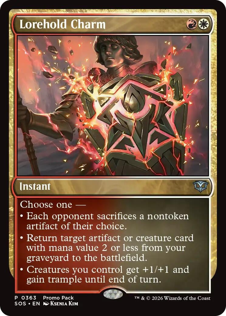 Image for Lorehold Charm (363) (Promo Pack: Secrets of Strixhaven) - Magic: The Gathering