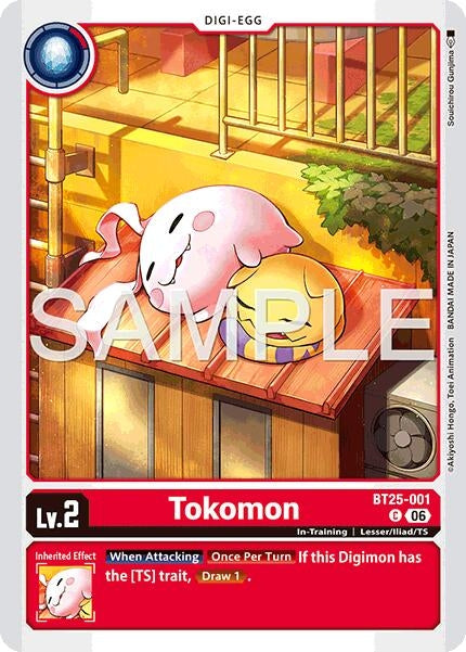 Image for Tokomon (BT25-001 C) (Dual Revolution) - Digimon Card Game